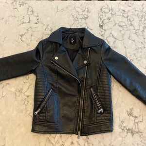 Art Class faux leather motor jacket